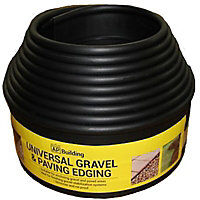 Gravel & paving edging roll (H)100mm