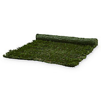 Green Artificial hedge screen (H)1m (W)3m
