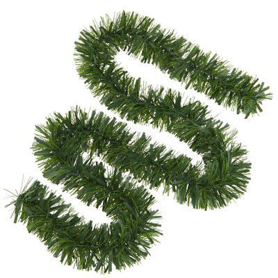 Green Christmas tinsel 2m