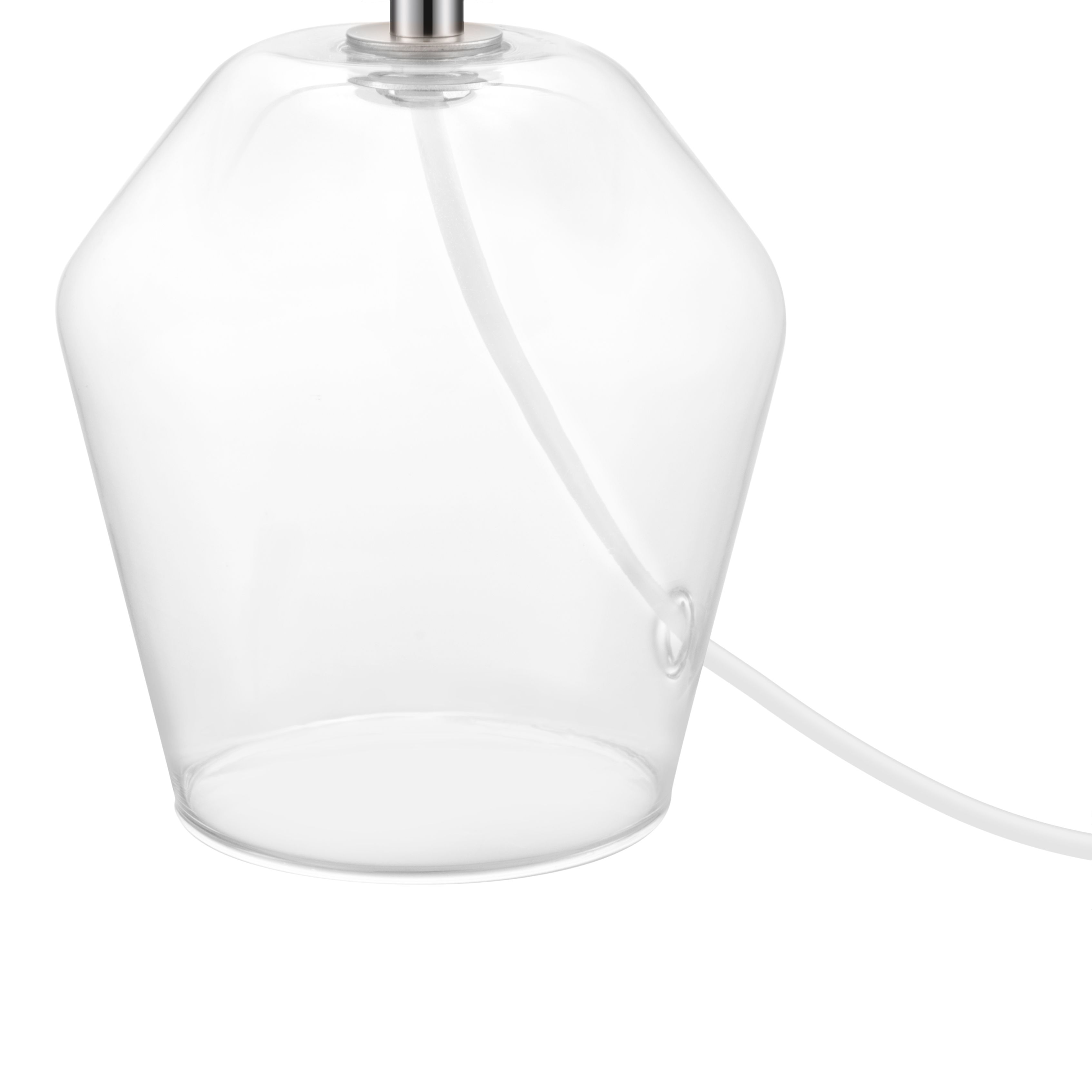 Green & Clear Glass LED Table lamp