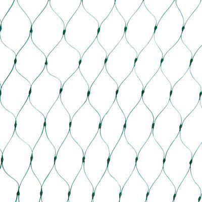 Green Galvanised High-density polyethylene (HDPE) Wire mesh fencing, (L)3m (W)2m (100g)