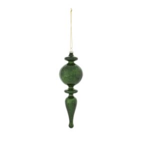 Green Mercury effect Plastic Drop Hanging ornament