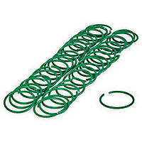 Green Plastic Hoop plant tie (L)1.9m, Pack of 50