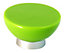 Green Plastic Round Furniture Knob (Dia)38mm