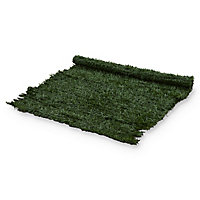 Green Polyvinyl chloride (PVC) Artificial hedge screen (H)1m (W)3m