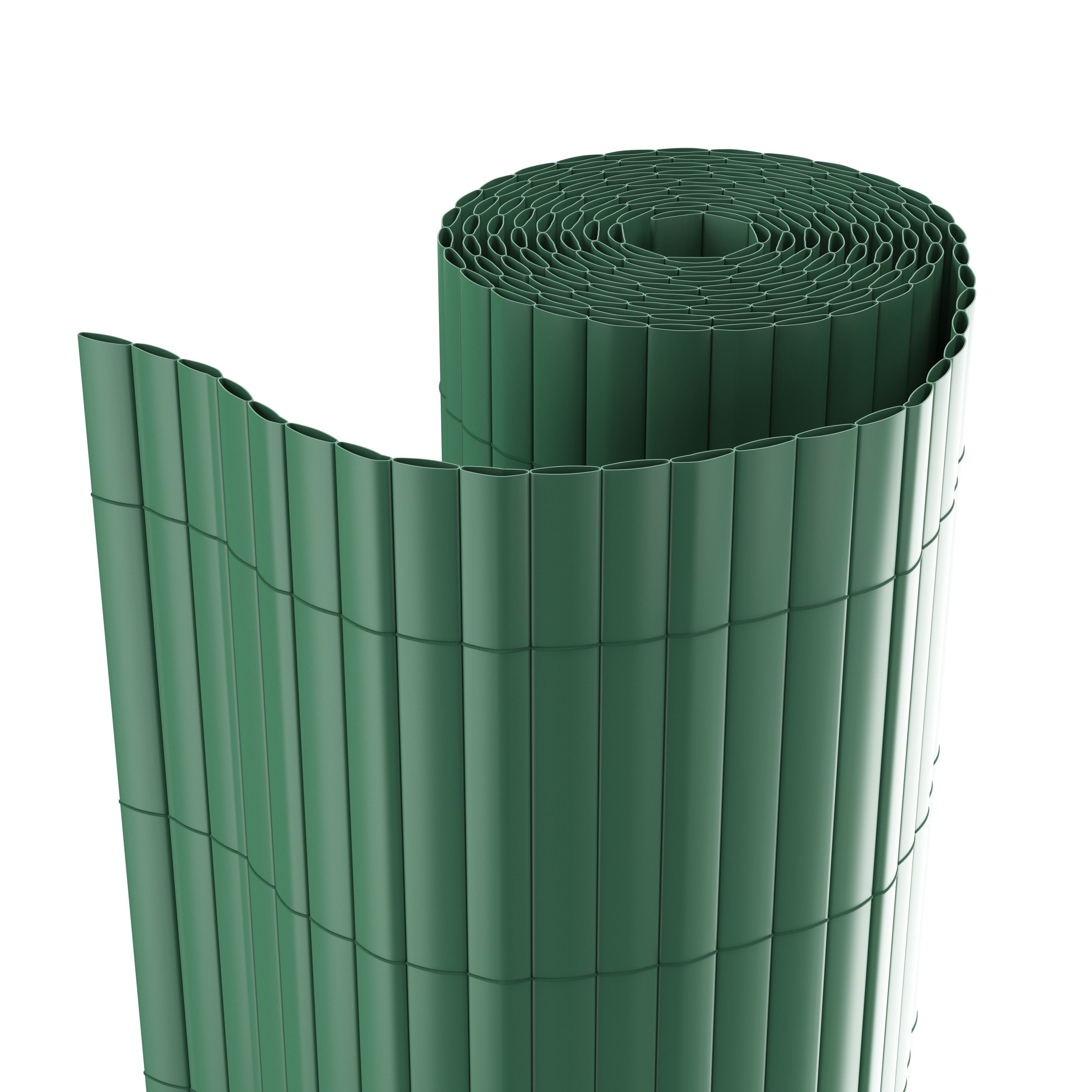 Green Polyvinyl chloride (PVC) Garden screen (H)1m (W)3m