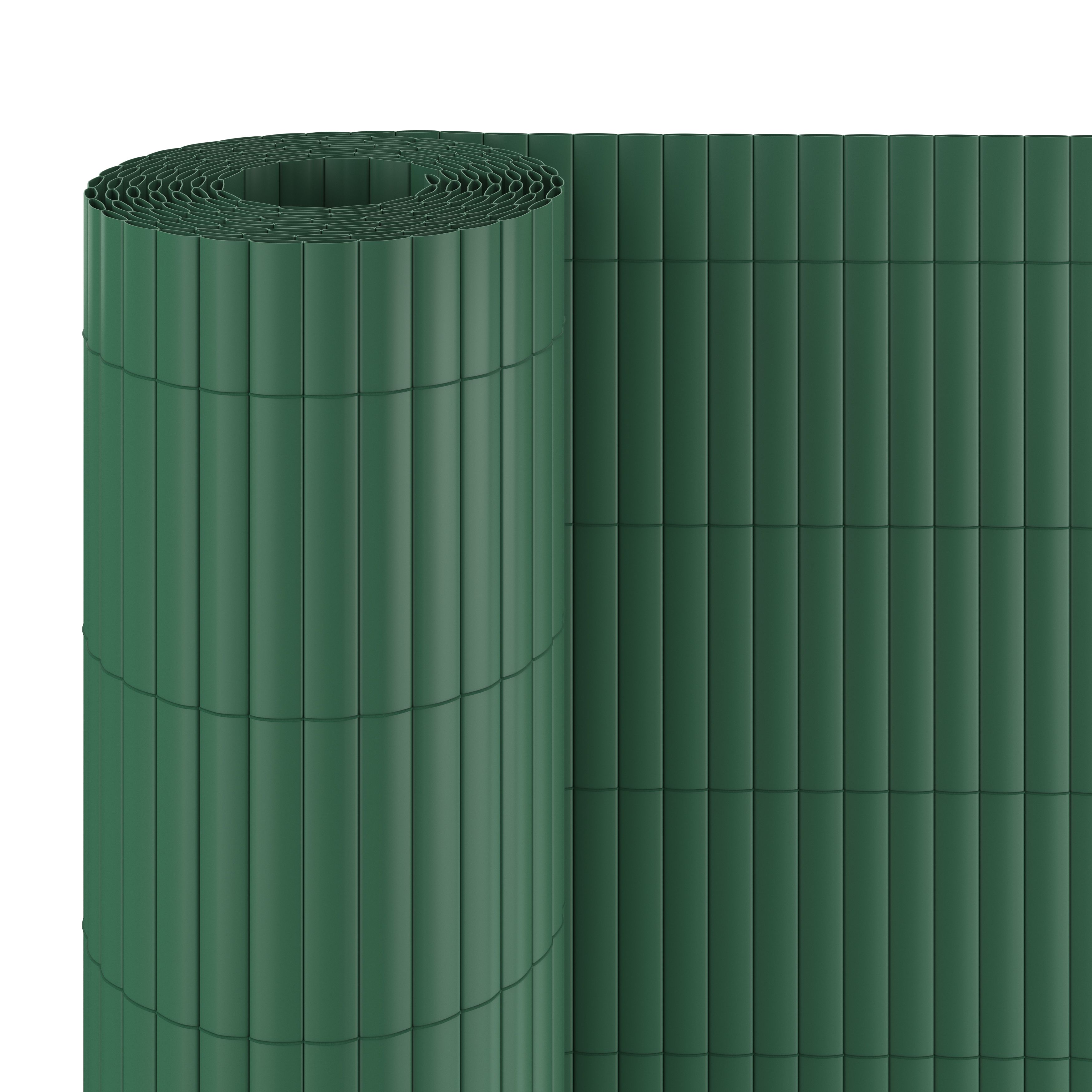Green Polyvinyl chloride (PVC) Garden screen (H)1m (W)3m