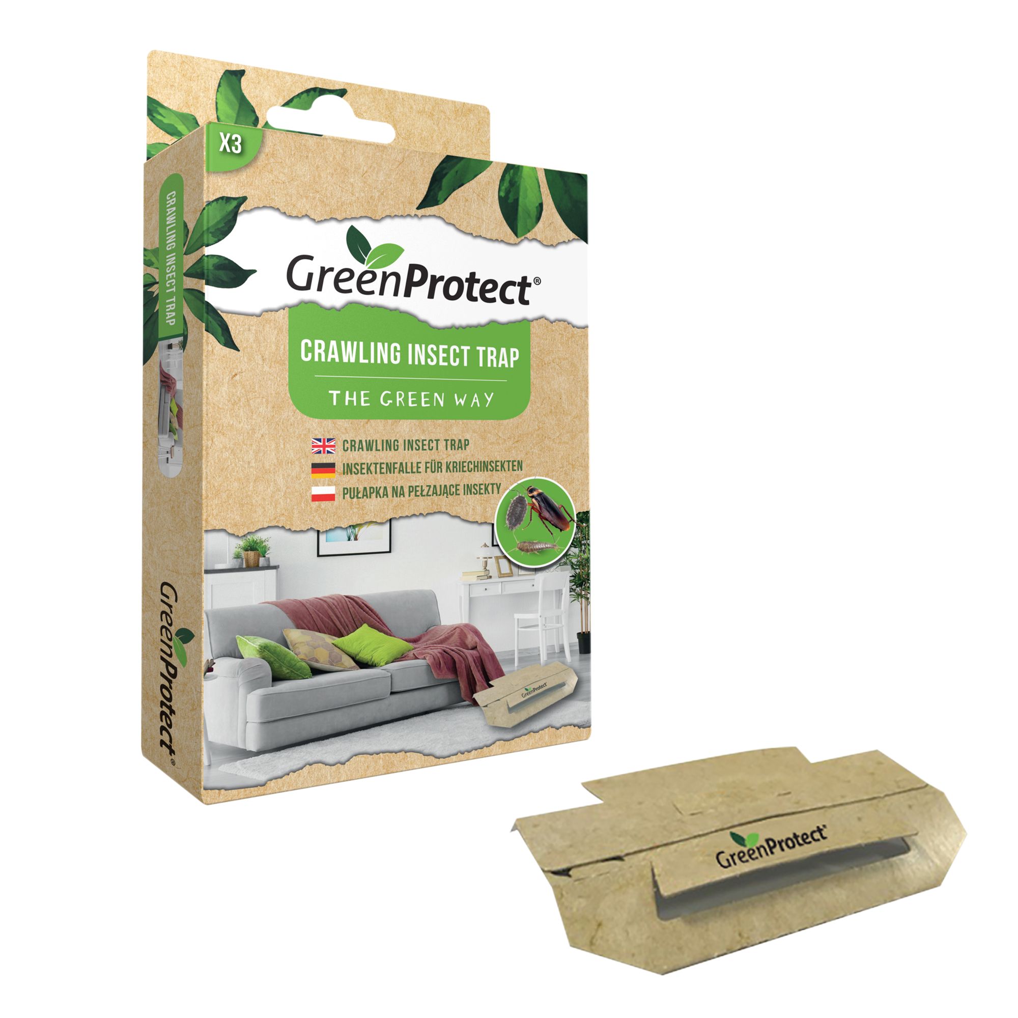 Green Protect Silverfish Trap 