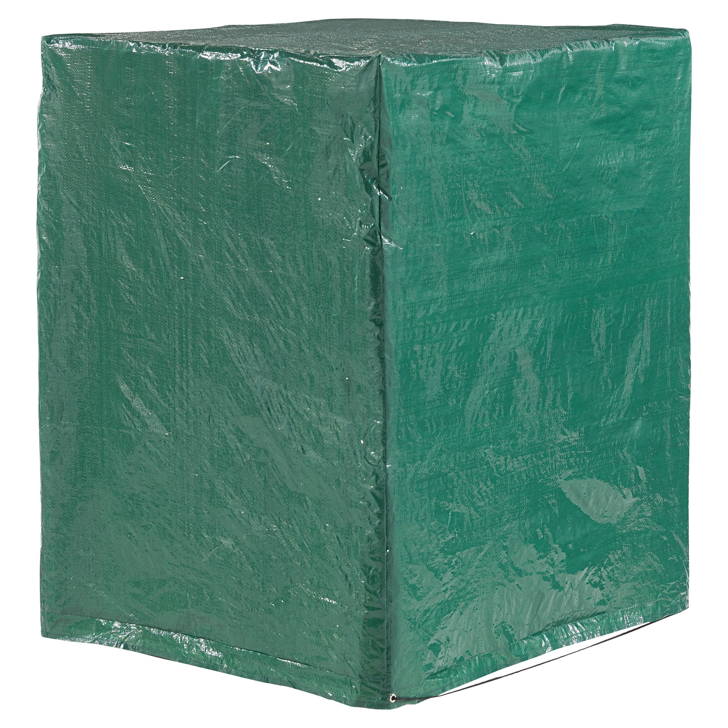 Green Rectangular Chair stack cover (H)90cm (W)65cm