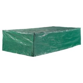 Green Rectangular Table cover 240cm(L) 60cm(H) 120cm(W)