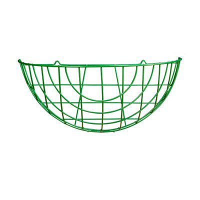 Green Round Wire Hanging basket, 40.64cm