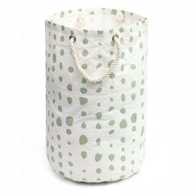 Green Spot Cotton Small Laundry bin