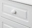 Greenwich Matt white 3 Drawer Chest of drawers (H)750mm (W)430mm (D)450mm