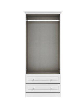Greenwich White 2 Drawer Double Wardrobe (H)1950mm (W)870mm (D)550mm