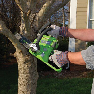 Greenworks GWG24CSK2 Cordless Chainsaw - BARE