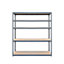 Grey 5 shelf Metal Shelving unit (H)1790mm (W)1200mm