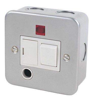 Grey 5A Fused connection unit
