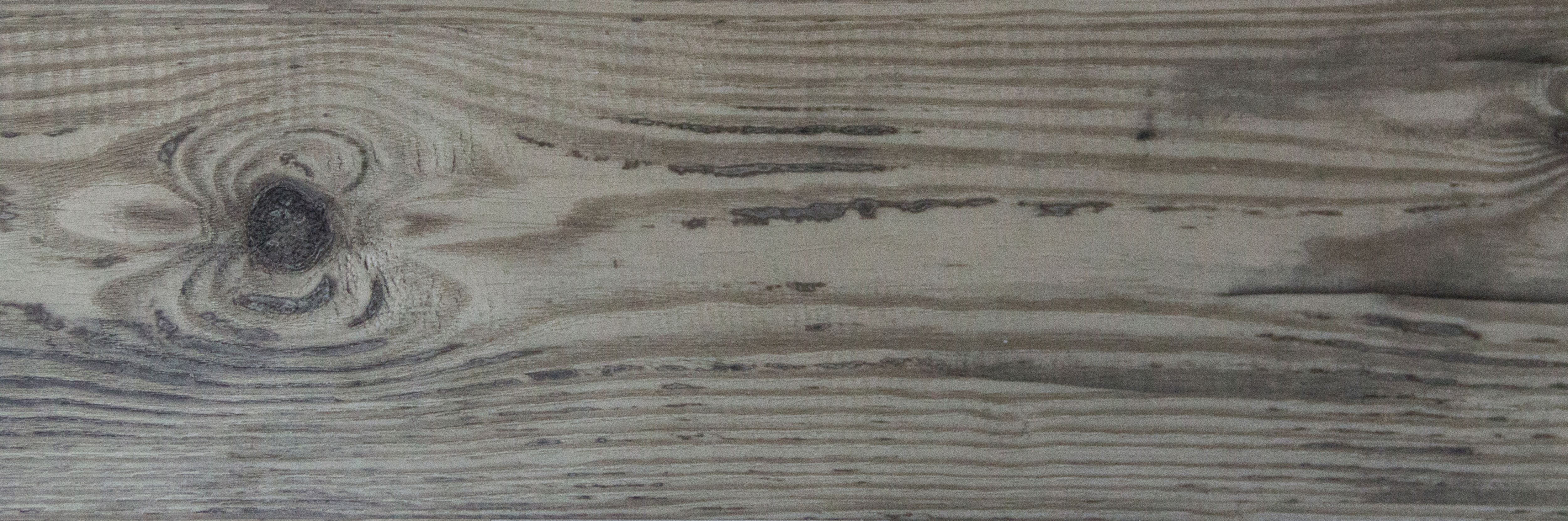 Grey Aged pine effect PVC Luxury vinyl click Luxury vinyl click flooring , (W)150mm
