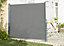 Grey Aluminium & polyester (PES) Terrace blind (H)2.4m (W)1.6m