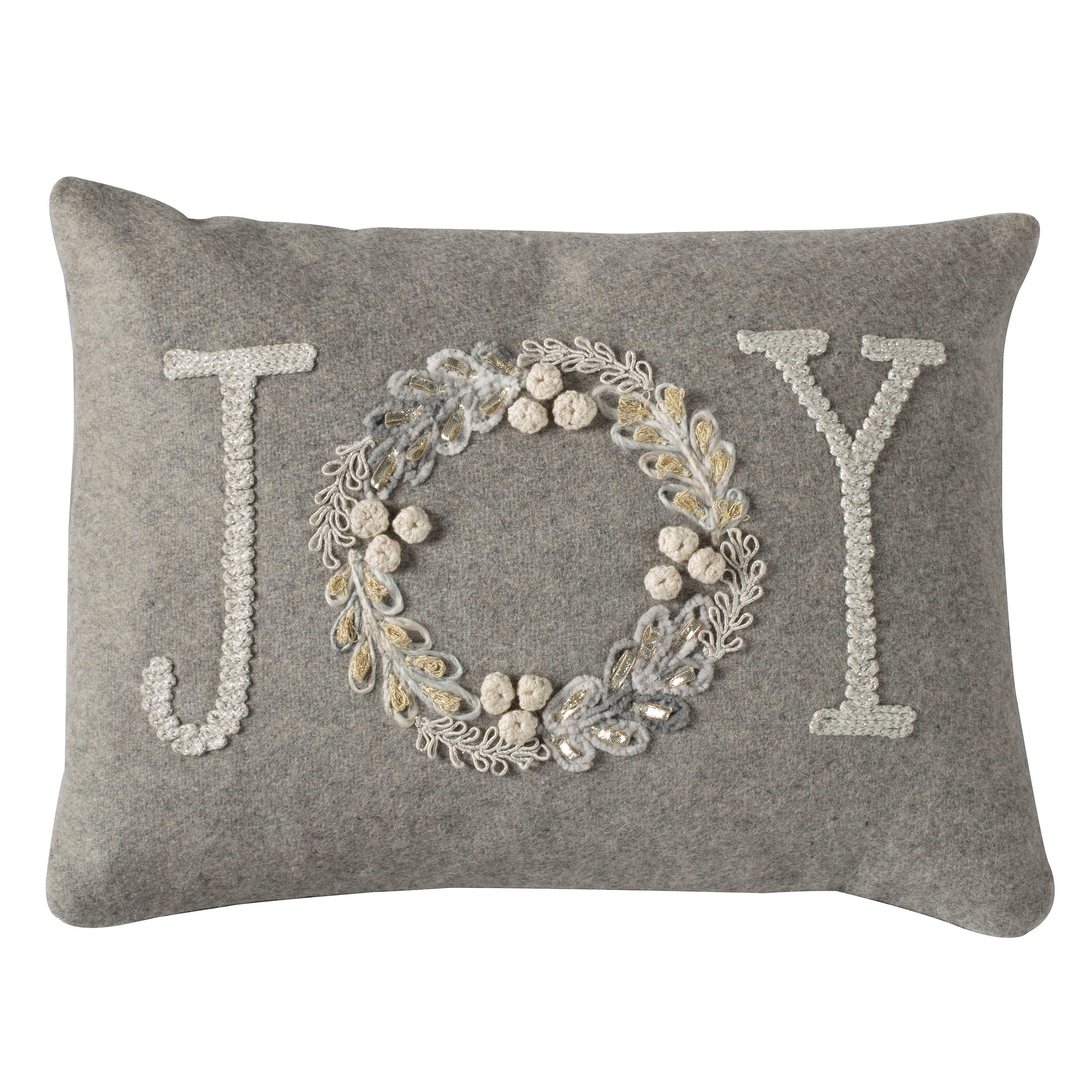 Grey 2024 christmas pillows