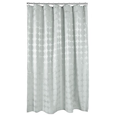 Grey Circular Shower Curtain L 2000mm, Bathroom Curtain Rail Wilko