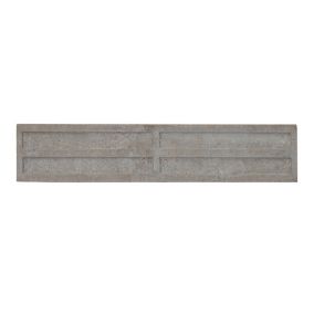 Grey Concrete Gravel board (L)1.83m (W)300mm (T)50mm, Pack of 4