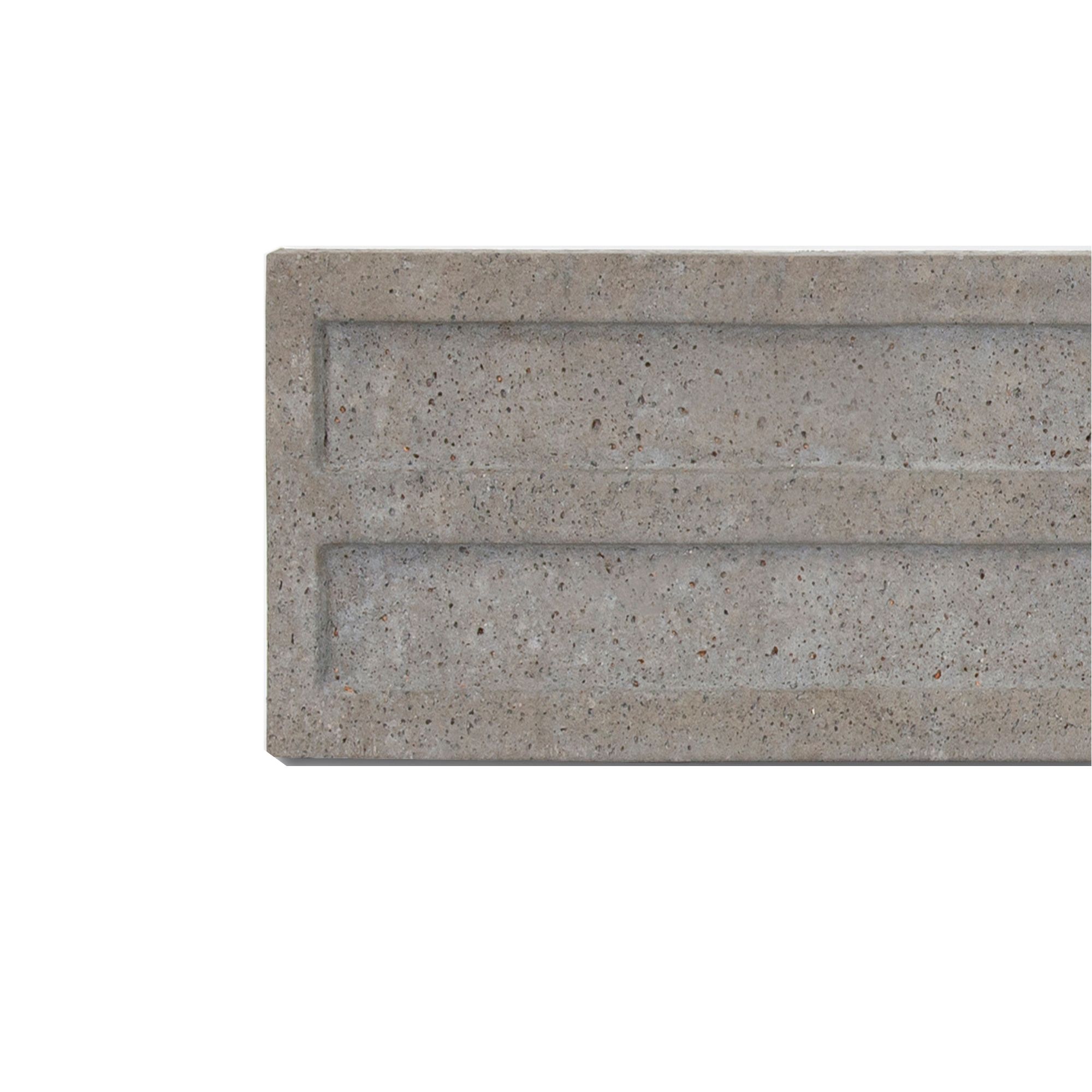 Grey Concrete Gravel board (L)1.83m (W)300mm (T)50mm, Pack of 4