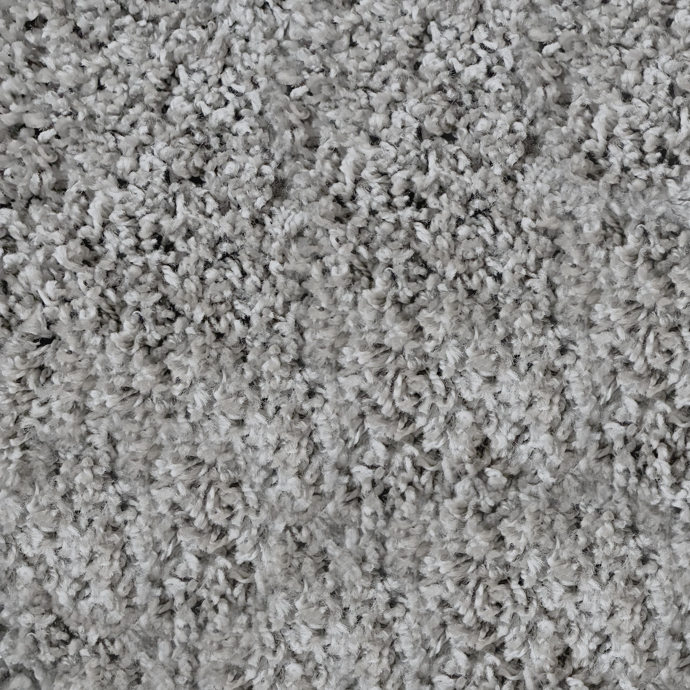 Grey Cosy Shaggy Medium Rug, (L)160cm x (W)120cm