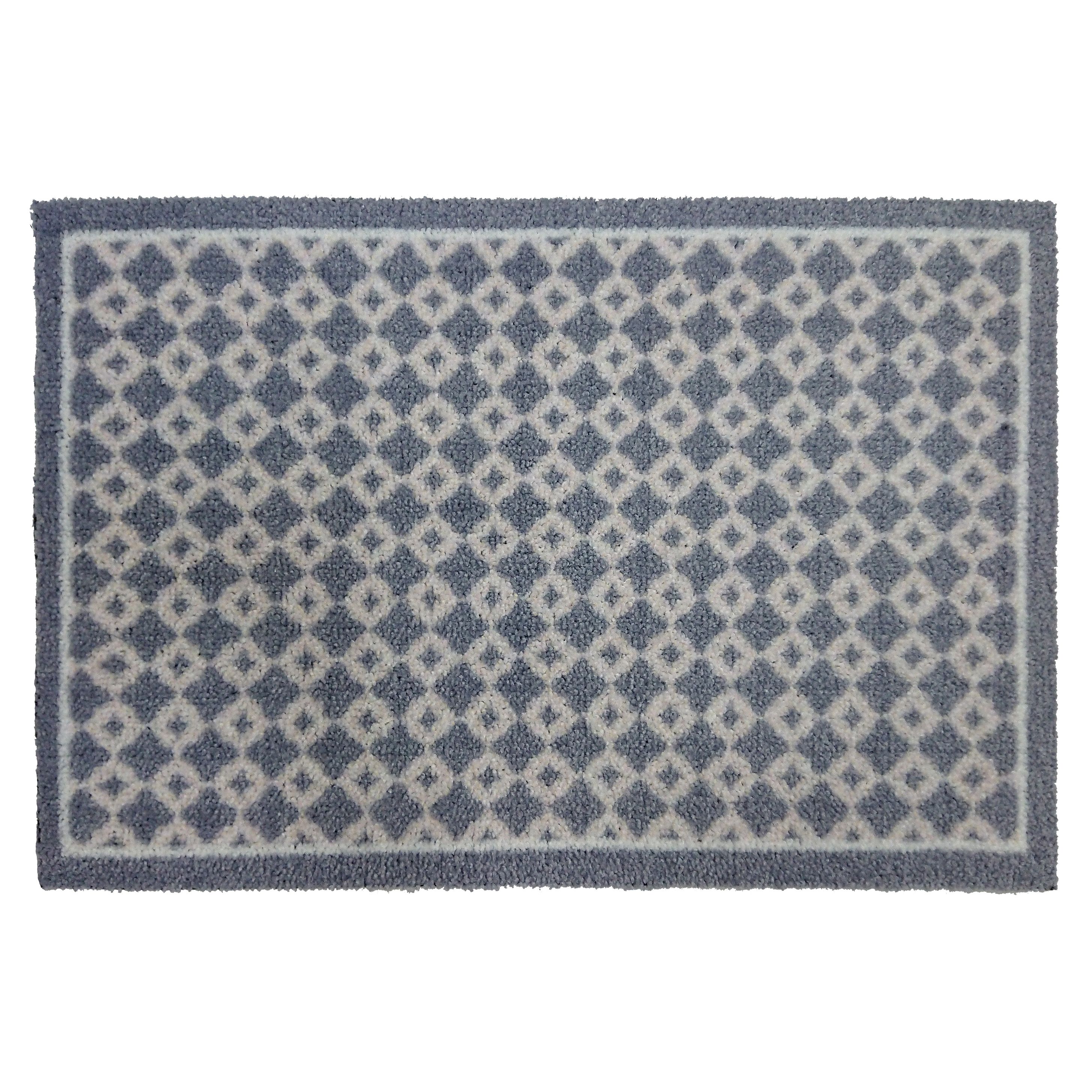 Grey Geometric Mat | DIY at B&Q