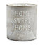 Grey Home sweet home concrete Vanilla Jar candle