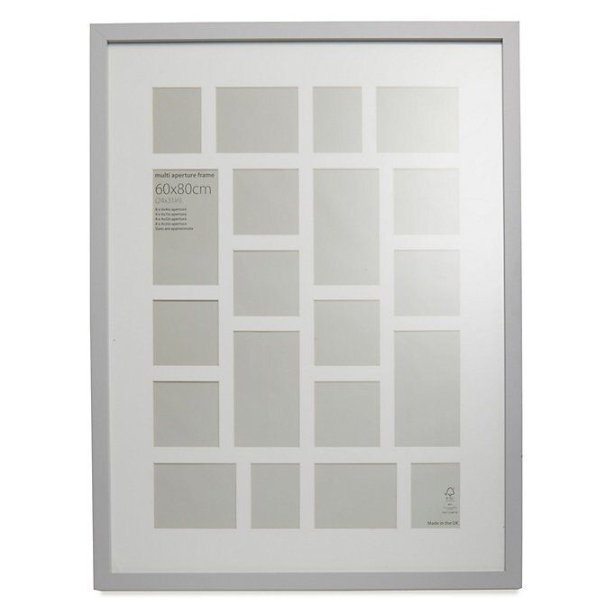 Grey Multi Picture frame (H)84cm x (W)64cm DIY at B&Q