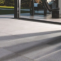 Grey Natural granite Paving slab (L)600mm (W)300mm