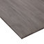 Grey Oak effect Square edge Furniture panel, (L)1.2m (W)300mm (T)18mm