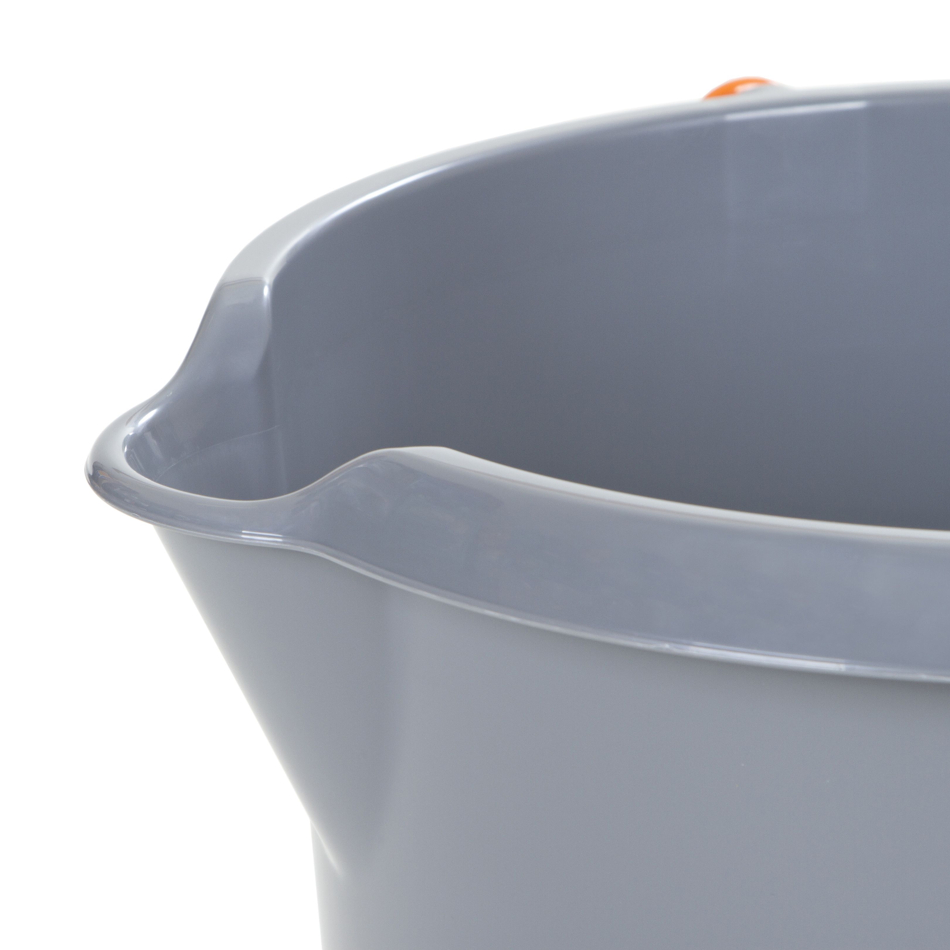 Grey & orange 16L Bucket