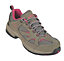 Grey & pink Safety trainers, Size 6