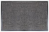 Grey Plain Barrier mat, 80cm x 50cm