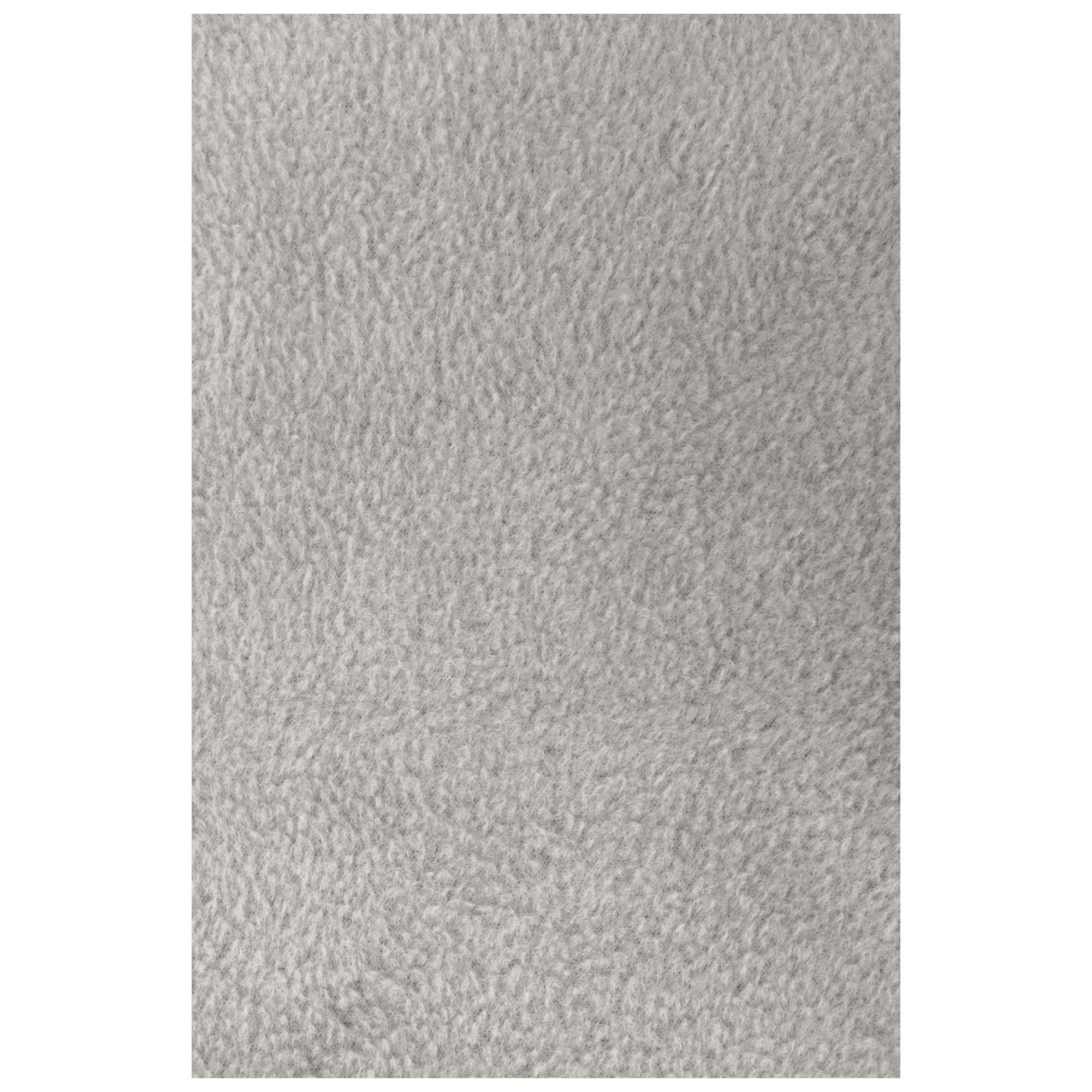 Grey Plain Knitted Throw