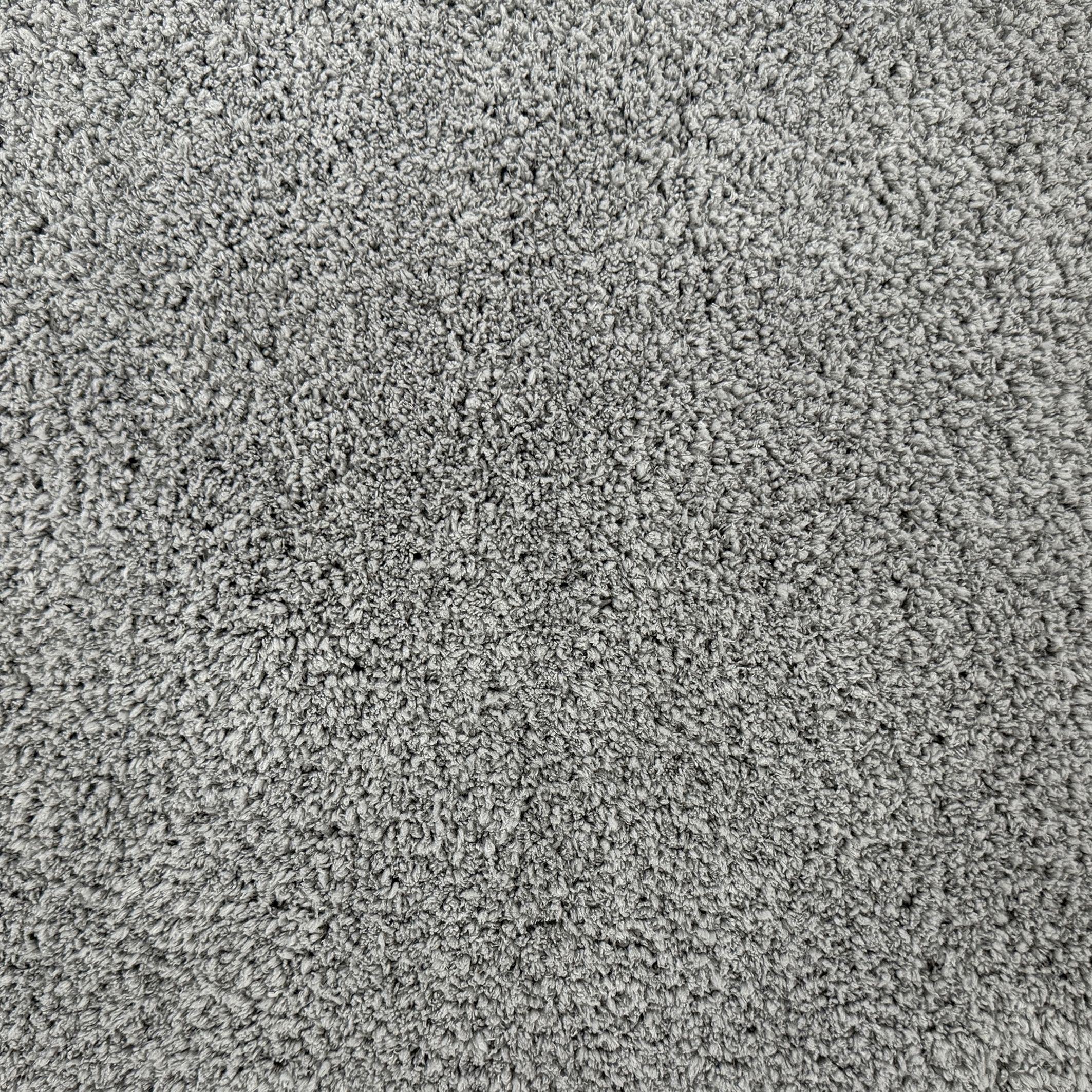 Grey Plain shaggy Medium Rug, (L)160cm x (W)120cm