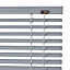 Grey PVC Venetian Blind (W)60cm (L)180cm