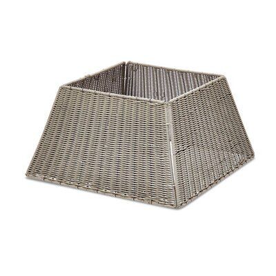 Grey Rattan effect Metal & plastic Grey Rattan Tree skirt 50cm(Dia)