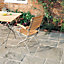 Grey Reconstituted stone Paving slab (L)300mm (W)450mm, Pack of 46