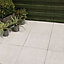 Grey Reconstituted stone Paving slab (L)600mm (W)600mm, Pack of 20