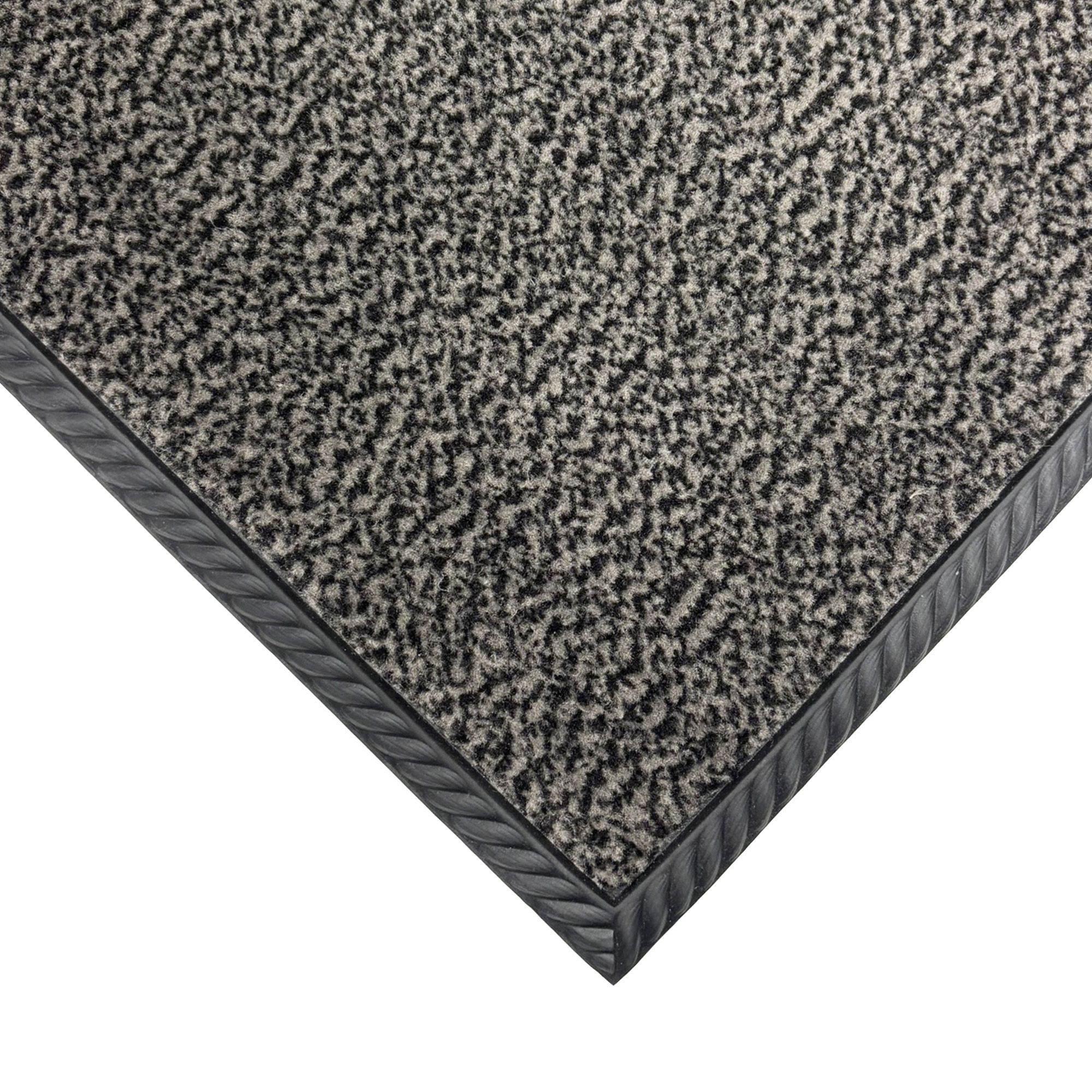 Grey Rectangular Door mat, 40cm x 60cm
