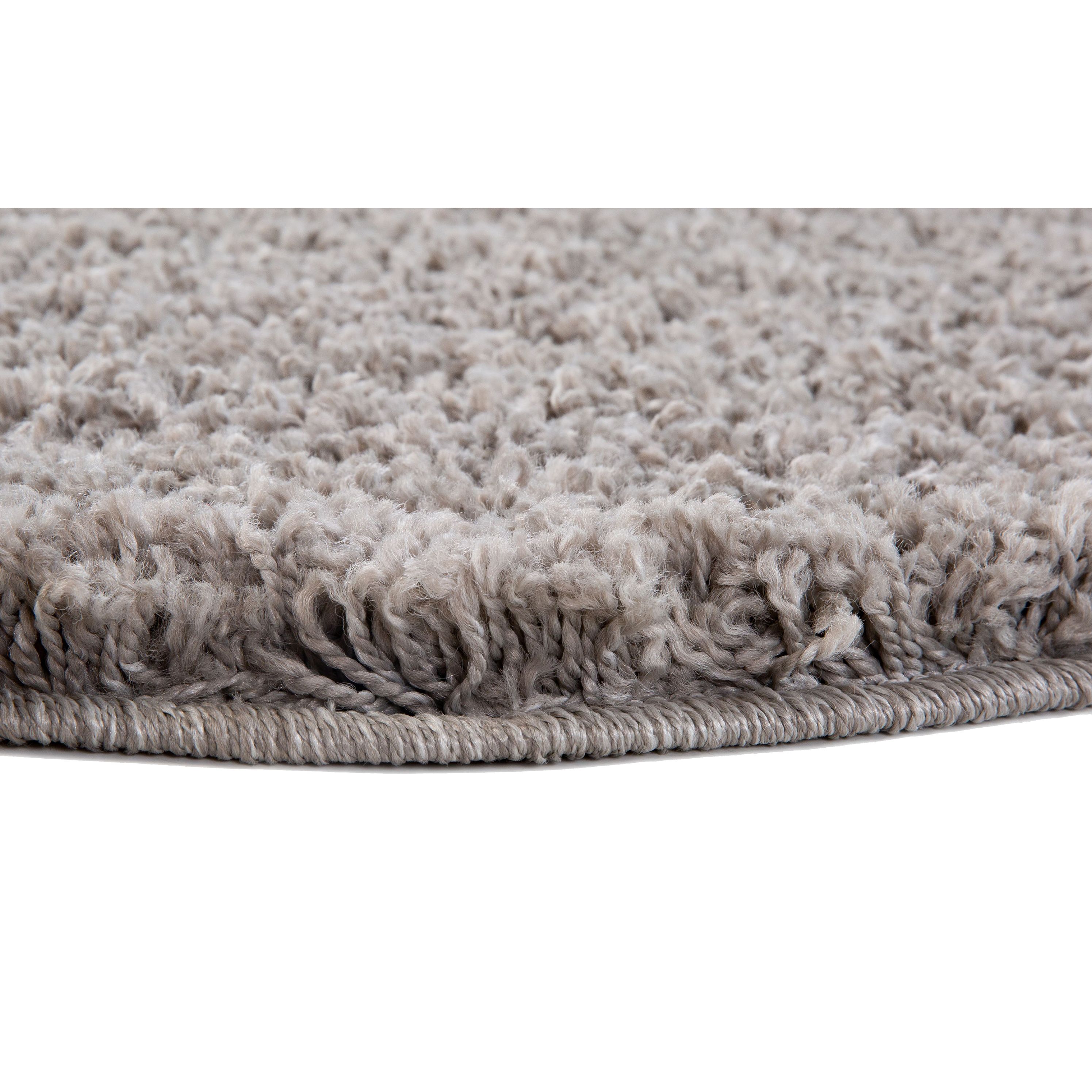 Grey Shaggy Small Rug x (W)70cm
