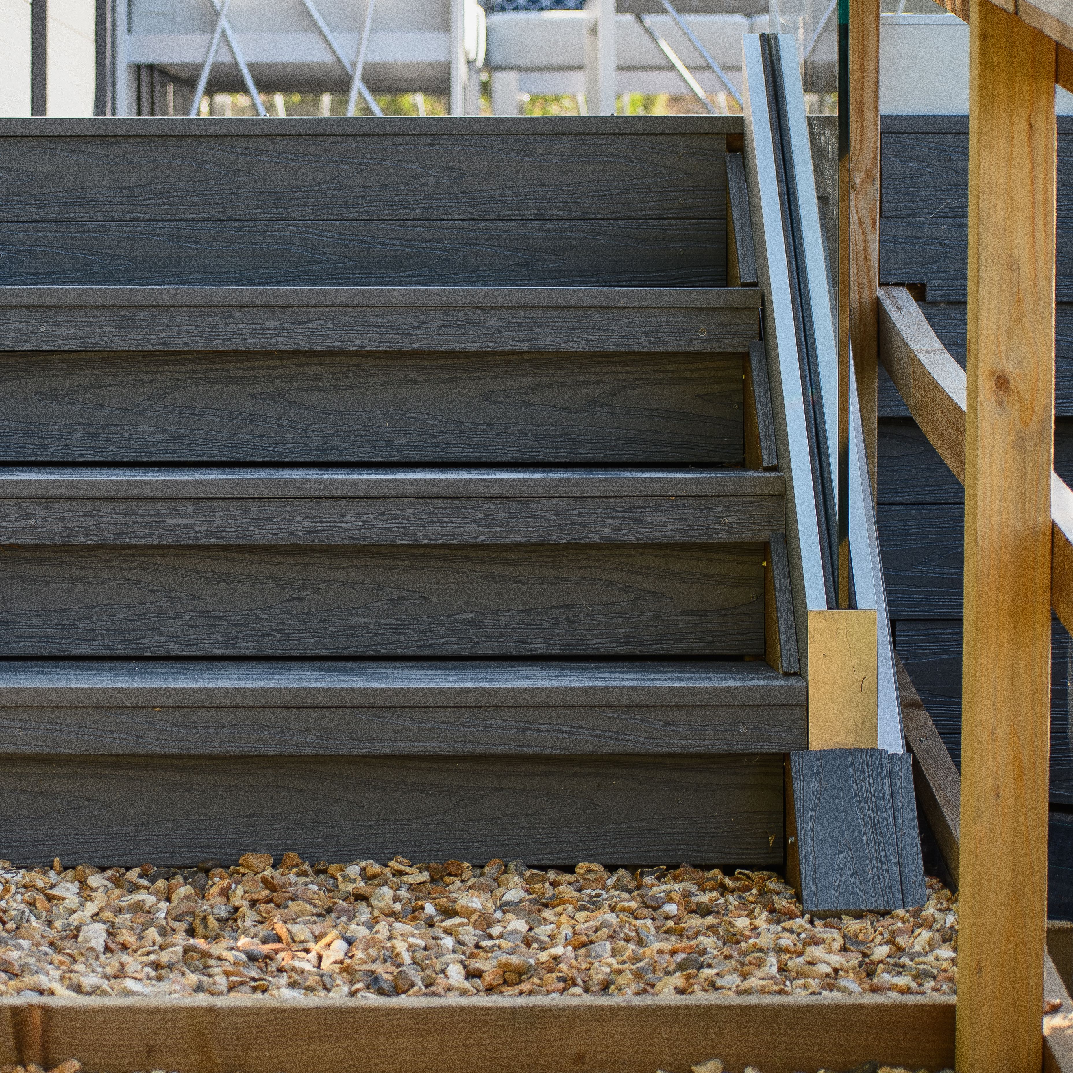 Grey Skirting trim, (L)2400mm