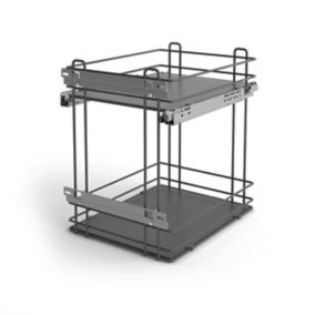 Grey Soft-close 40cm Pull-out storage