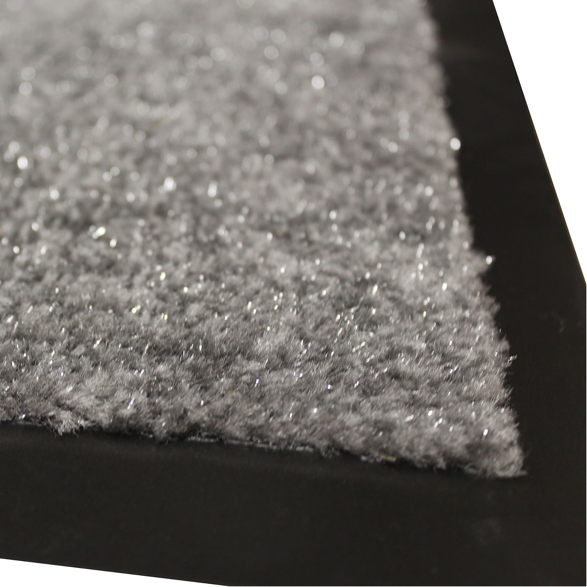 Grey Sparkle Door mat, 60cm x 40cm