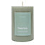 Grey Tranquil Pillar candle Medium
