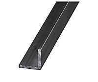 Grey Varnished Hot-rolled iron Equal L-shaped Angle profile, (L)2.5m (W)30mm
