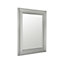 Grey Vintage Rectangular Framed Mirror (H)51cm (W)41cm